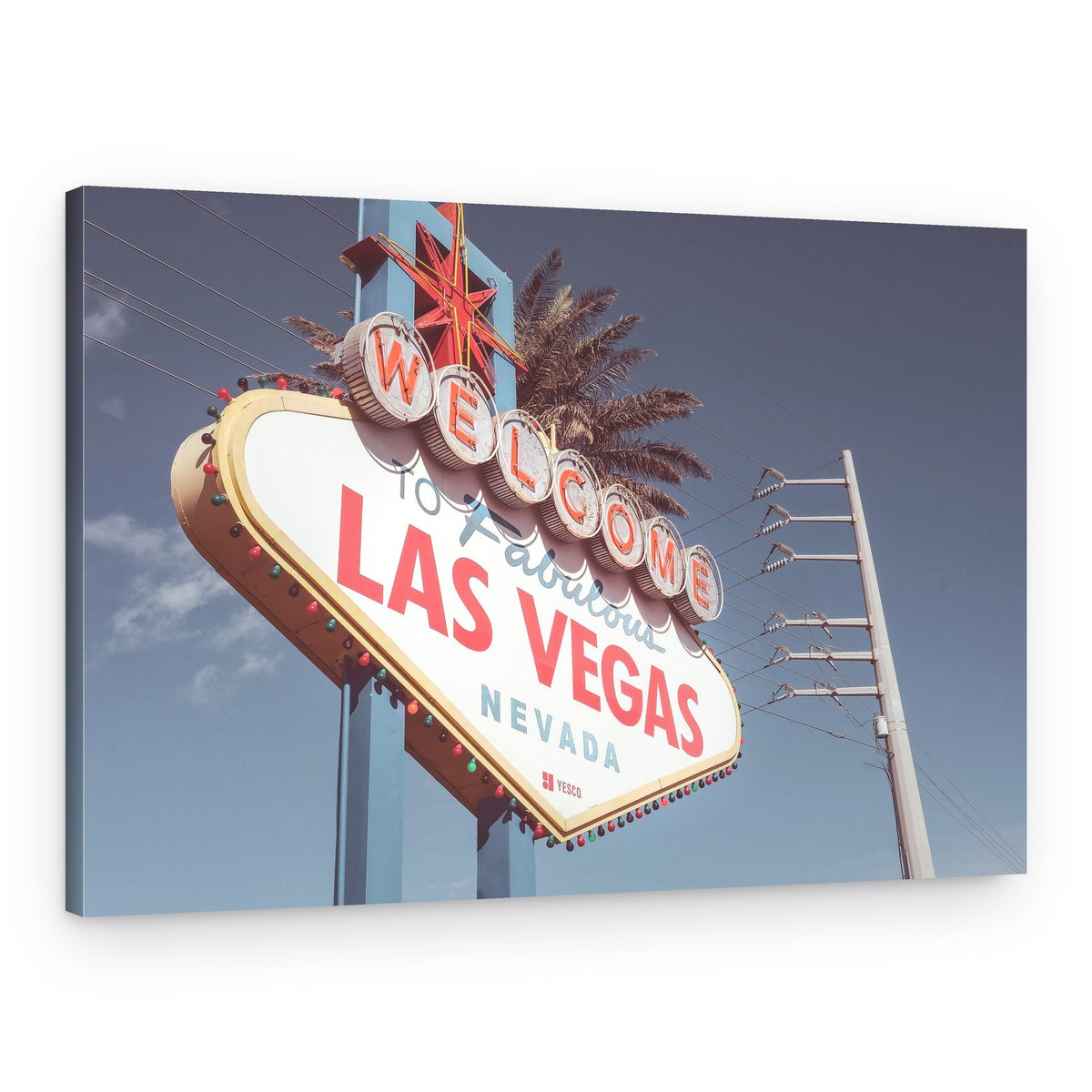 Iconic Las Vegas Welcome – Canvas Print