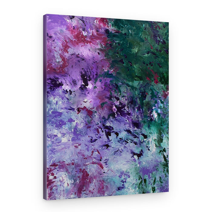 Vibrant Abstract Hues – Canvas Print