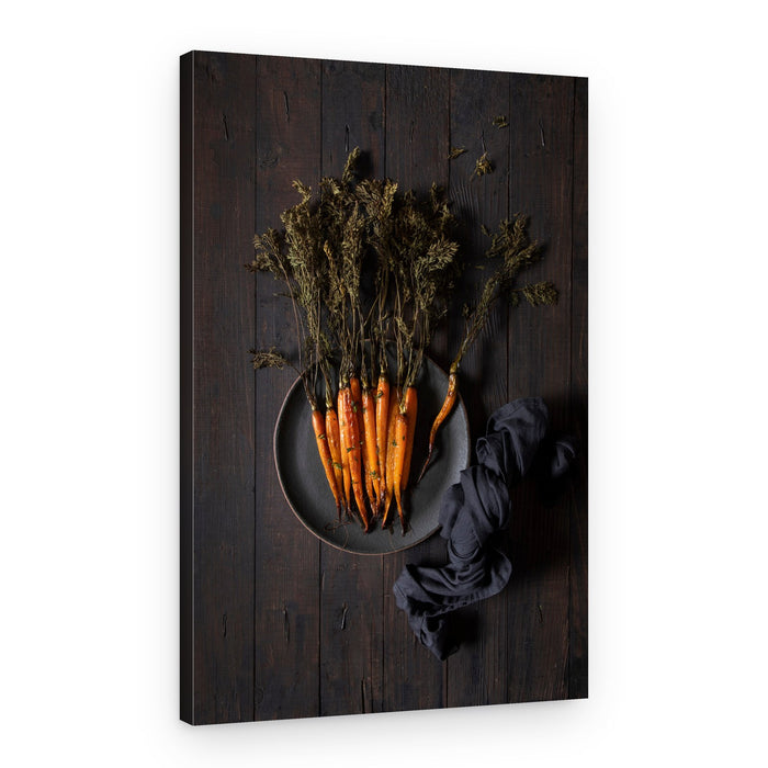 Warm Roasted Carrots – Canvas Print