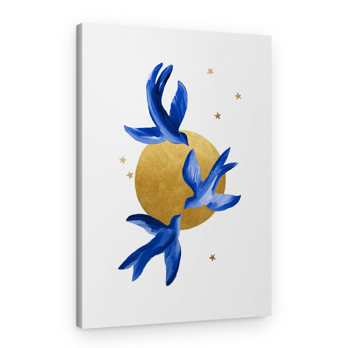 Blue Birds – Canvas Print