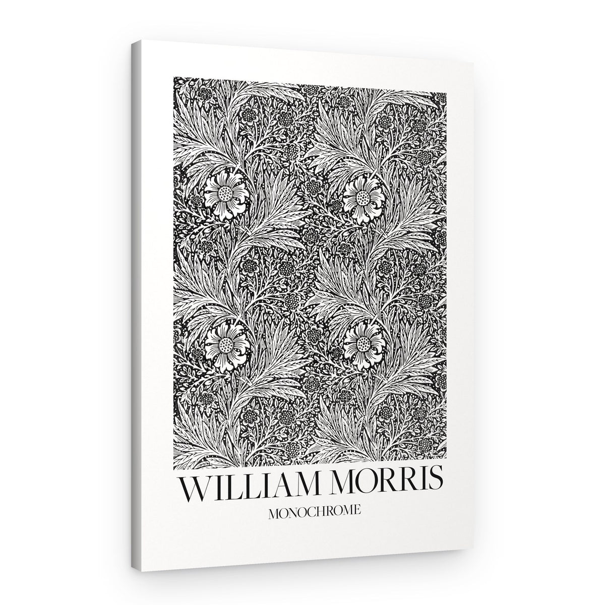 Marigold Monochrome – Canvas Print