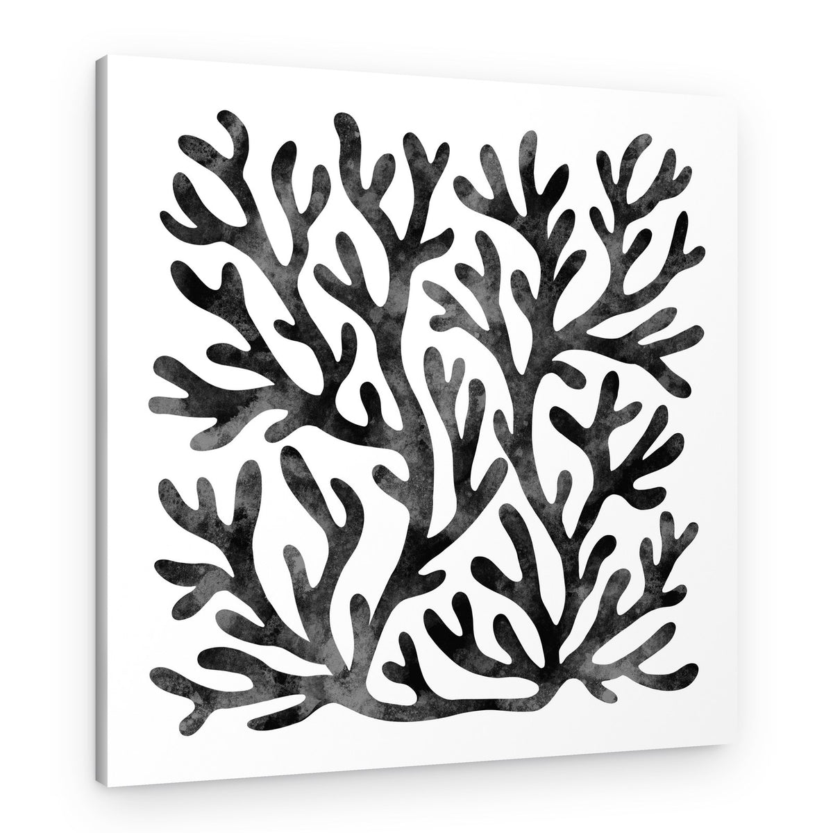 Abstract Ink Coral – Canvas Print