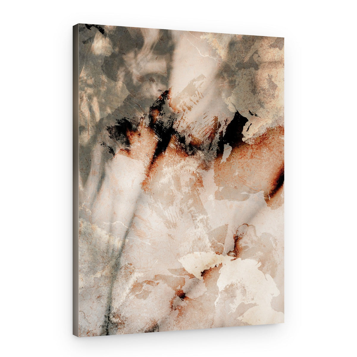 Abstract Shadow Forms – Canvas Print