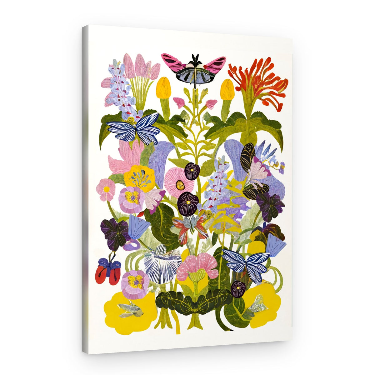 Abstract Autumn Floral – Canvas Print