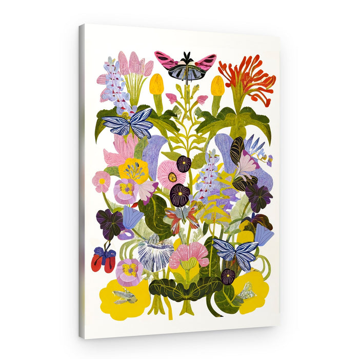 Abstract Autumn Floral – Canvas Print