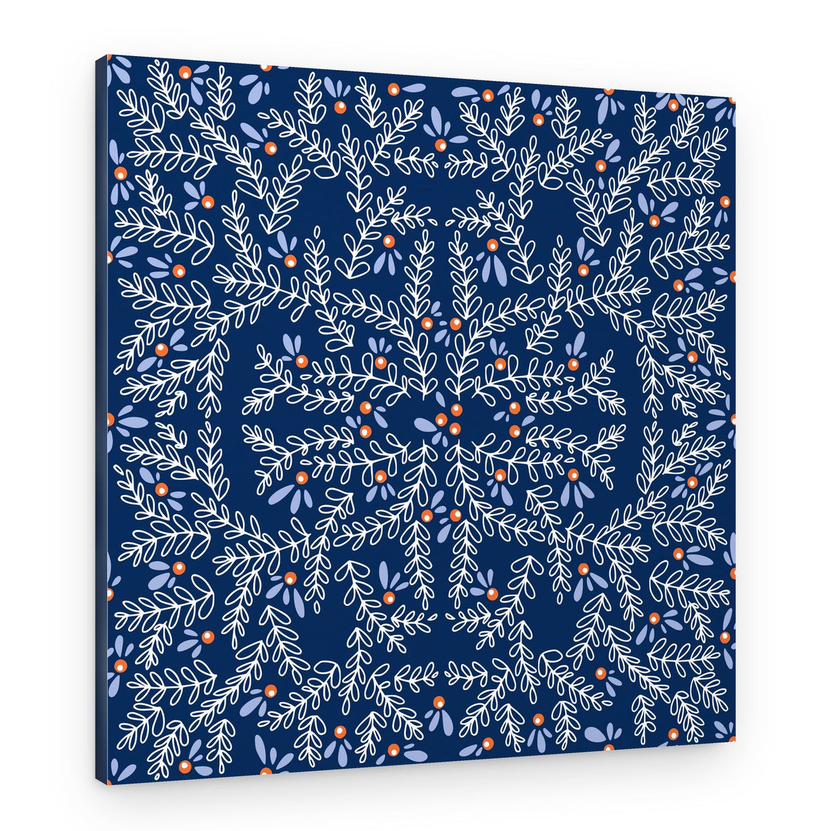 Delicate Winter Pattern – Canvas Print