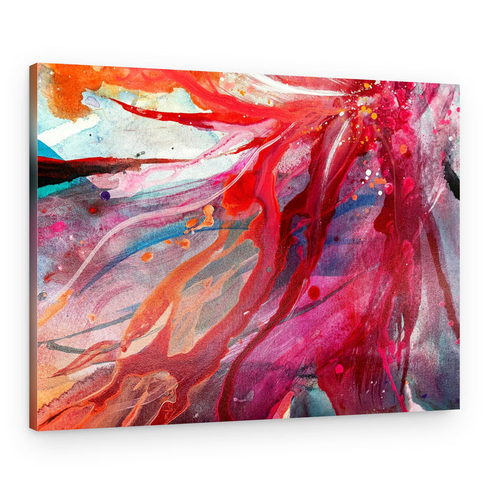 Vibrant Abstract Flower – Canvas Print