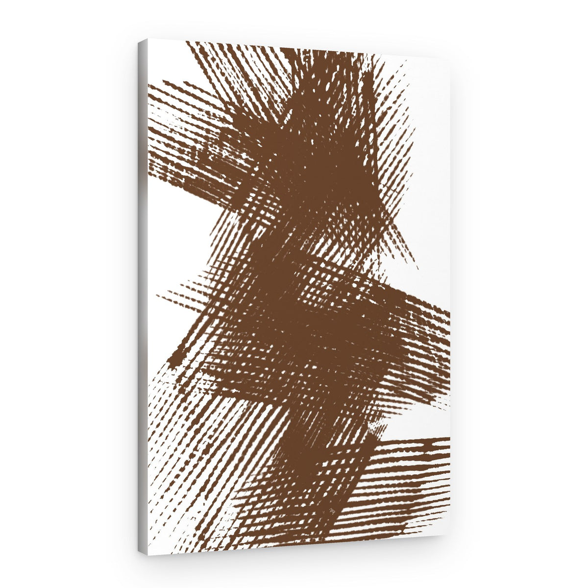 Textured Abstract Strokes – Canvas Print