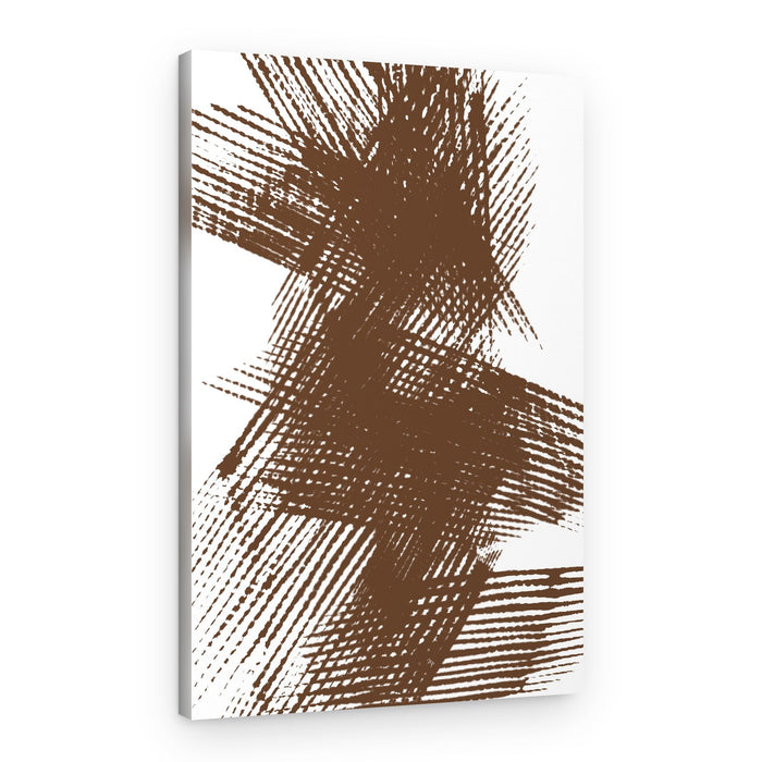 Textured Abstract Strokes – Canvas Print