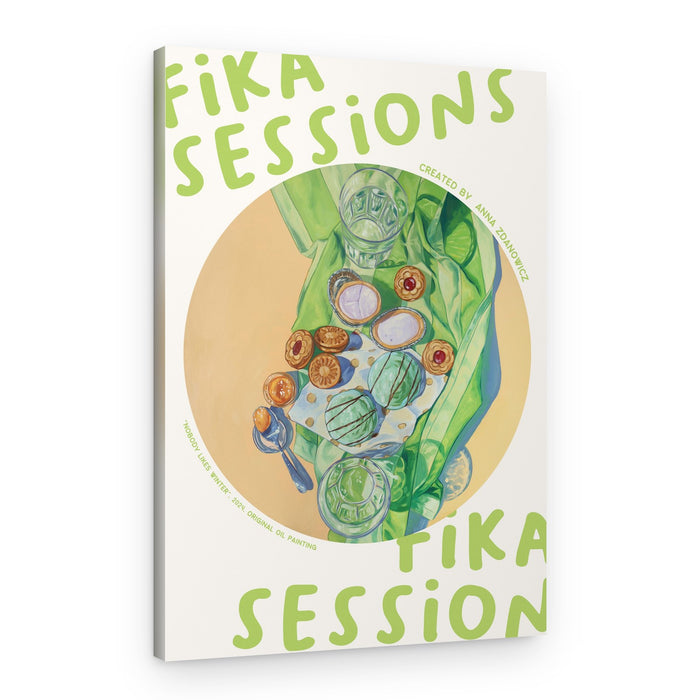 Sweet Fika Break – Canvas Print