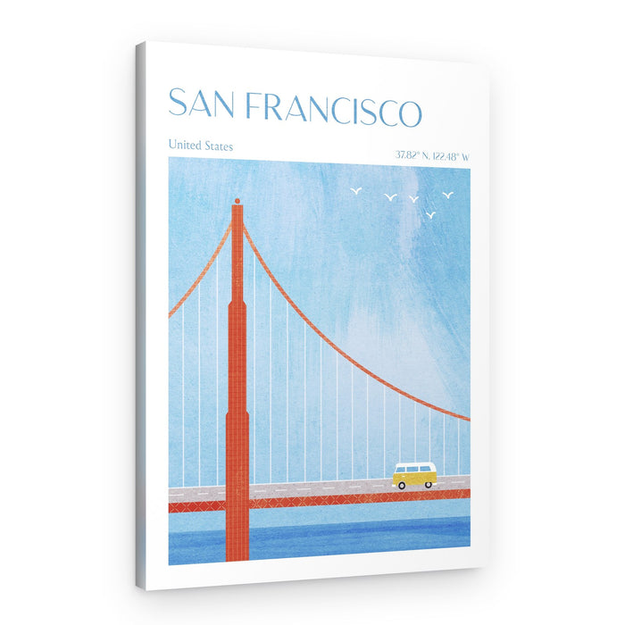 Golden Gate San Francisco – Canvas Print