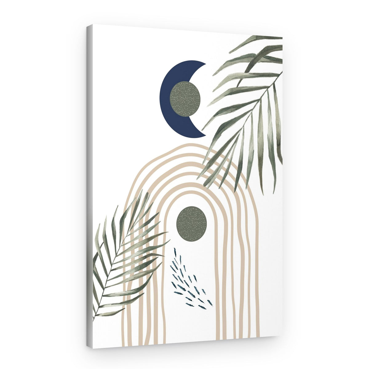 Desert Moon Palms – Canvas Print