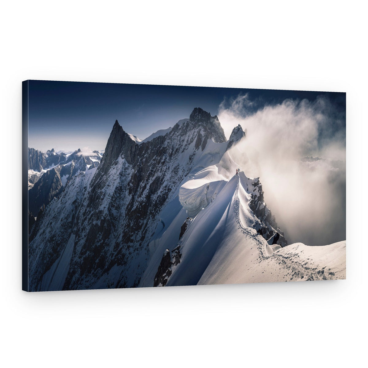 Alpine Ridge Ascent – Canvas Print