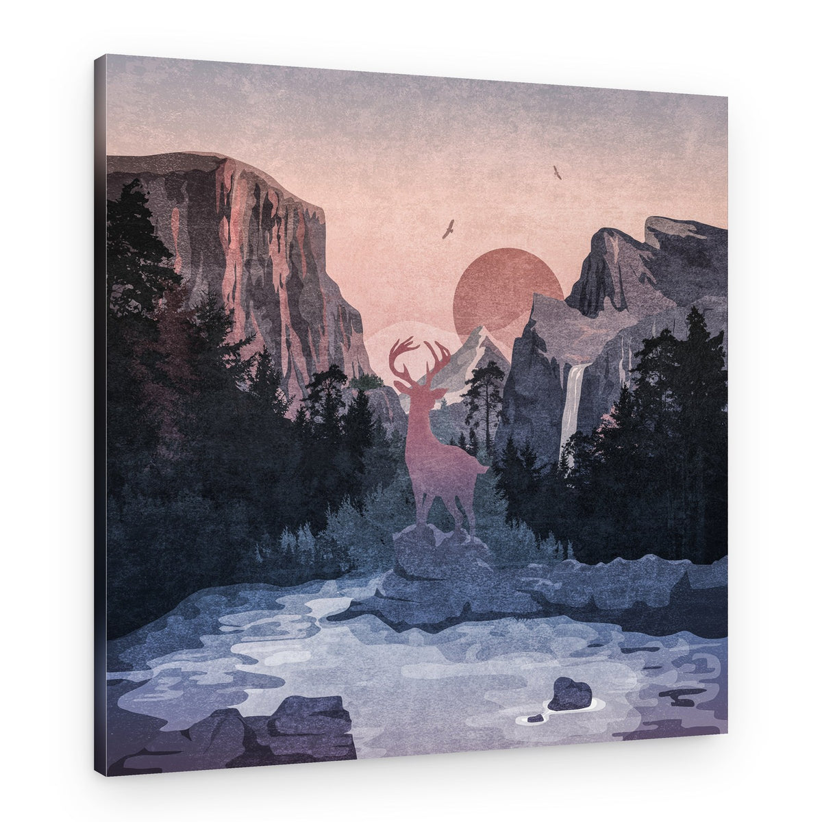Majestic Dawn Vista – Canvas Print