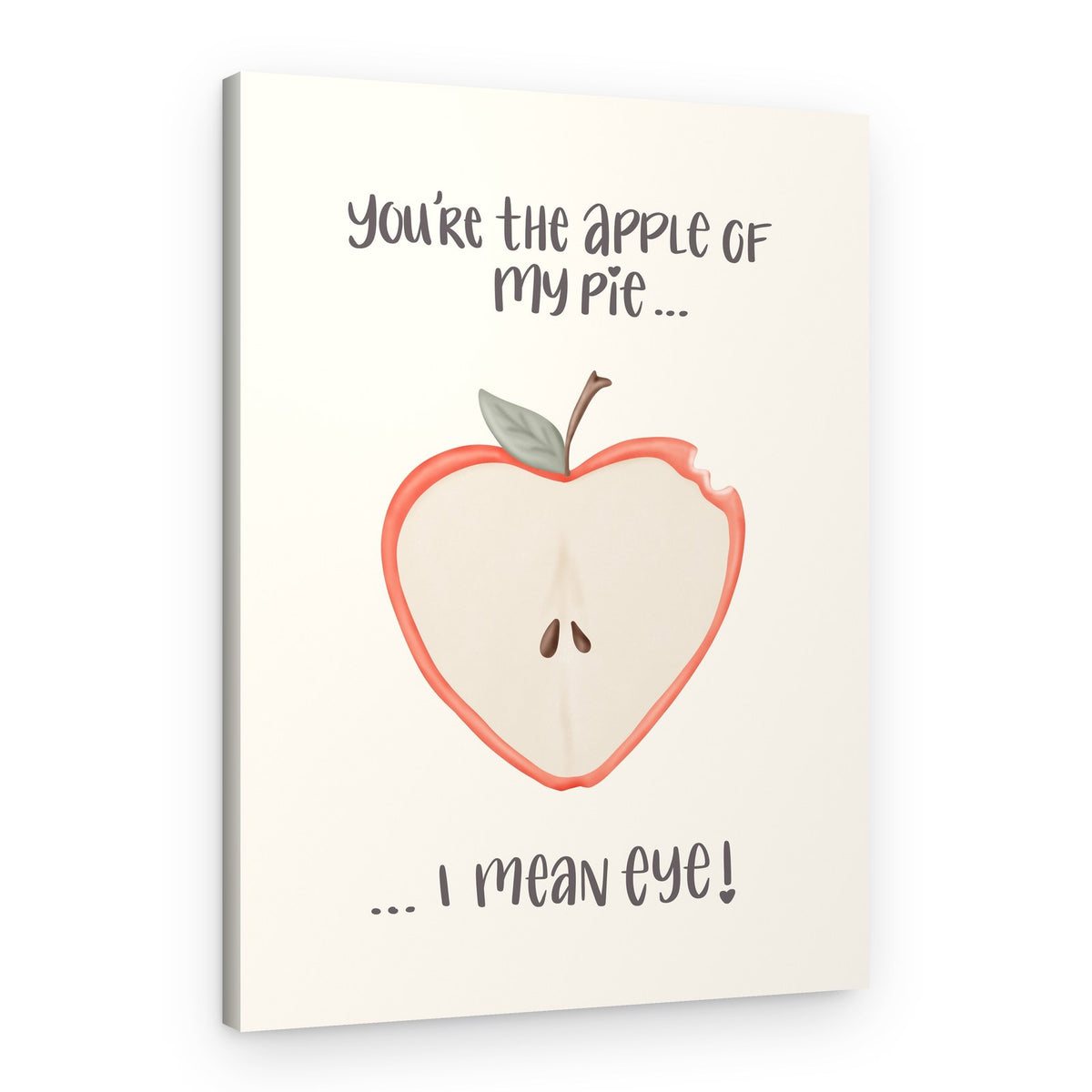 Apple Of My Eye – Canvas Print