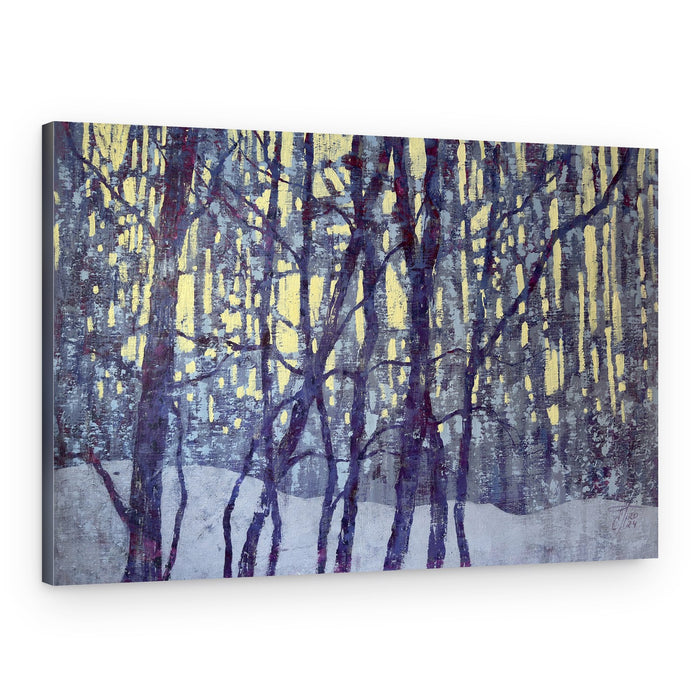 Winter Forest Light – Canvas Print