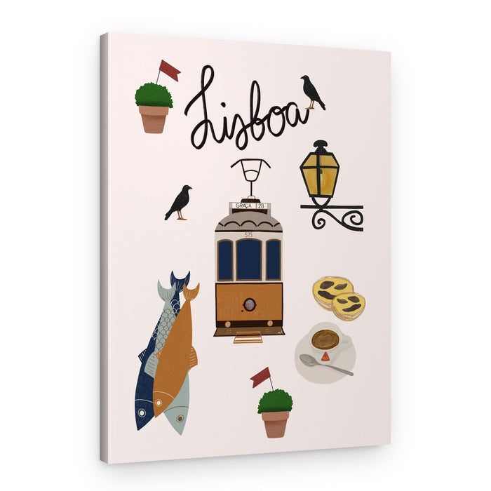 Lisbon Tram Delights – Canvas Print