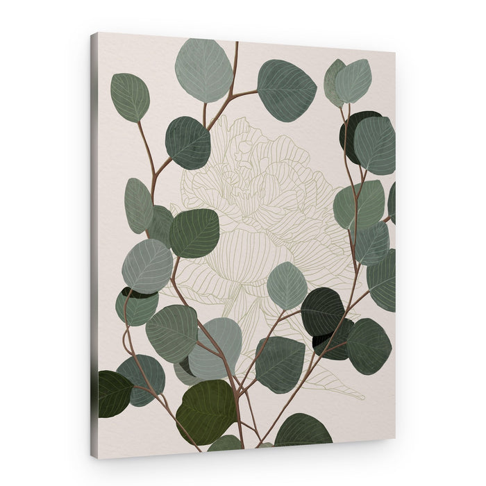 Round Eucalyptus – Canvas Print