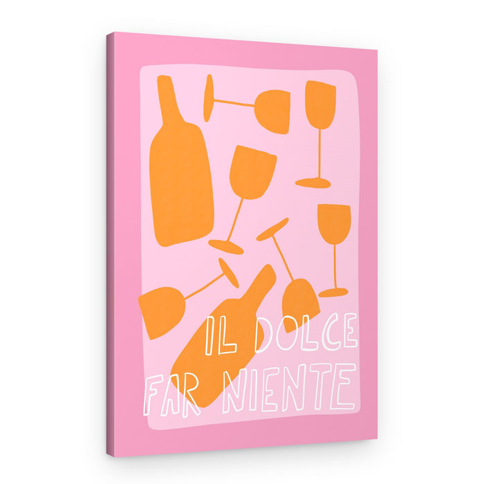 Elegant Leisure Vibes – Canvas Print