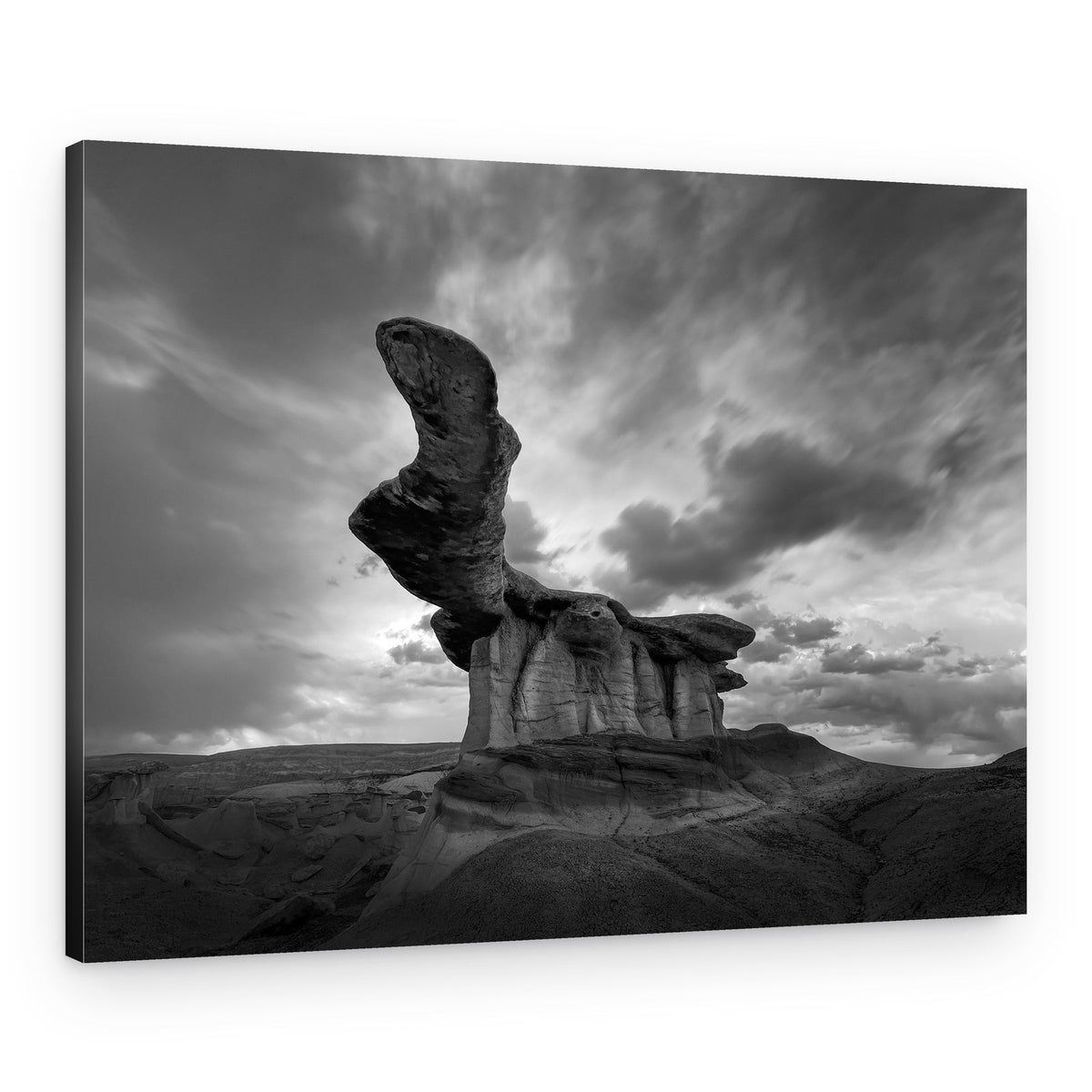 Dramatic Desert Rock – Canvas Print