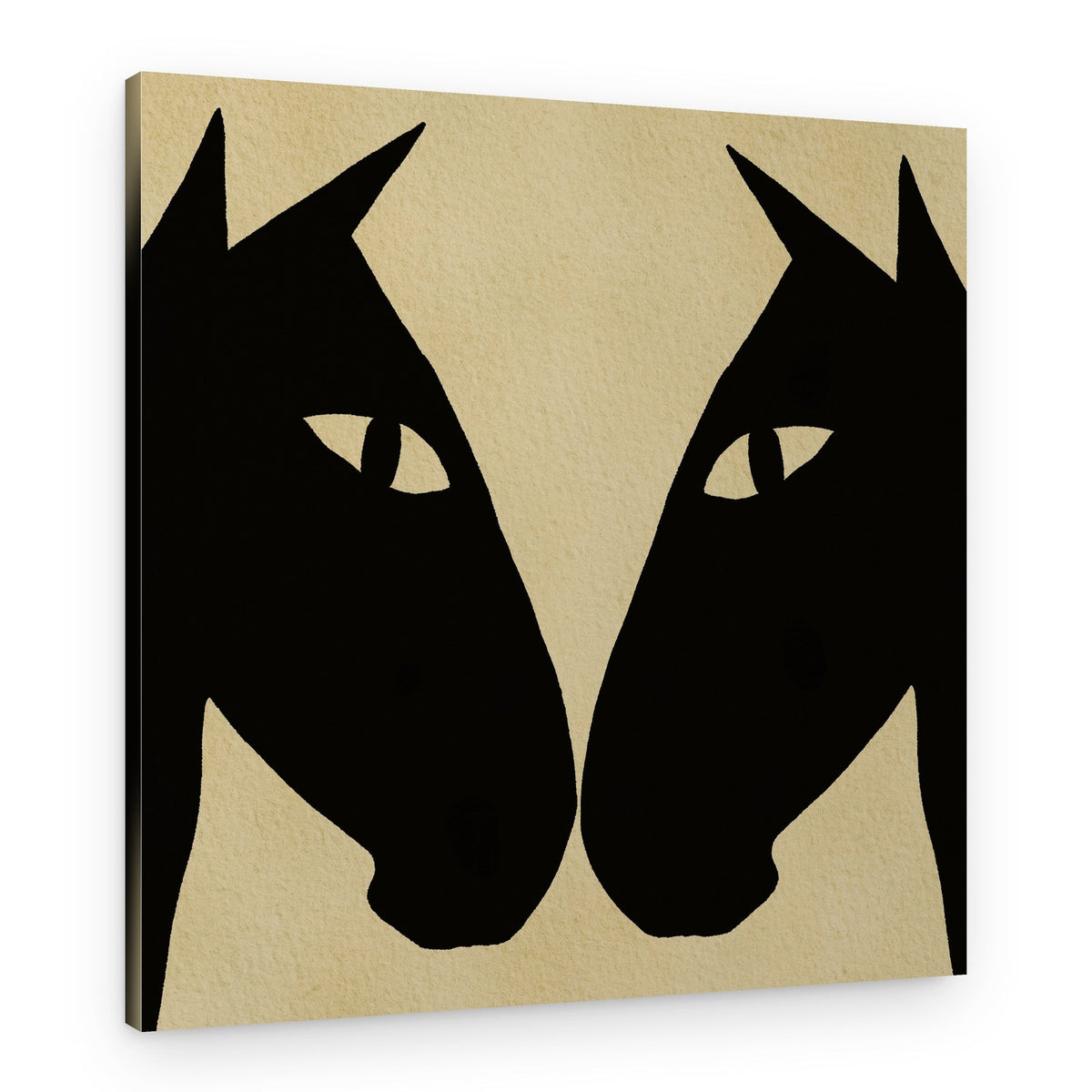 Black Horse Connection – Canvas Print
