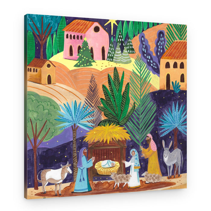 Nativity Scene Christmas – Canvas Print