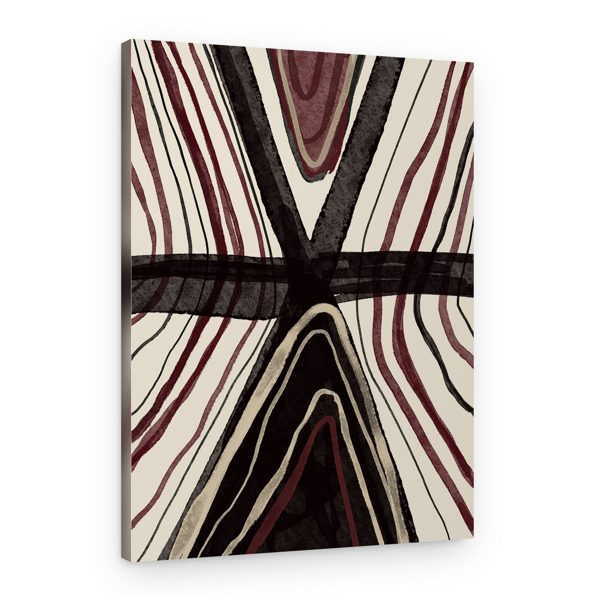 Intersecting Organic Forms – Canvas Print