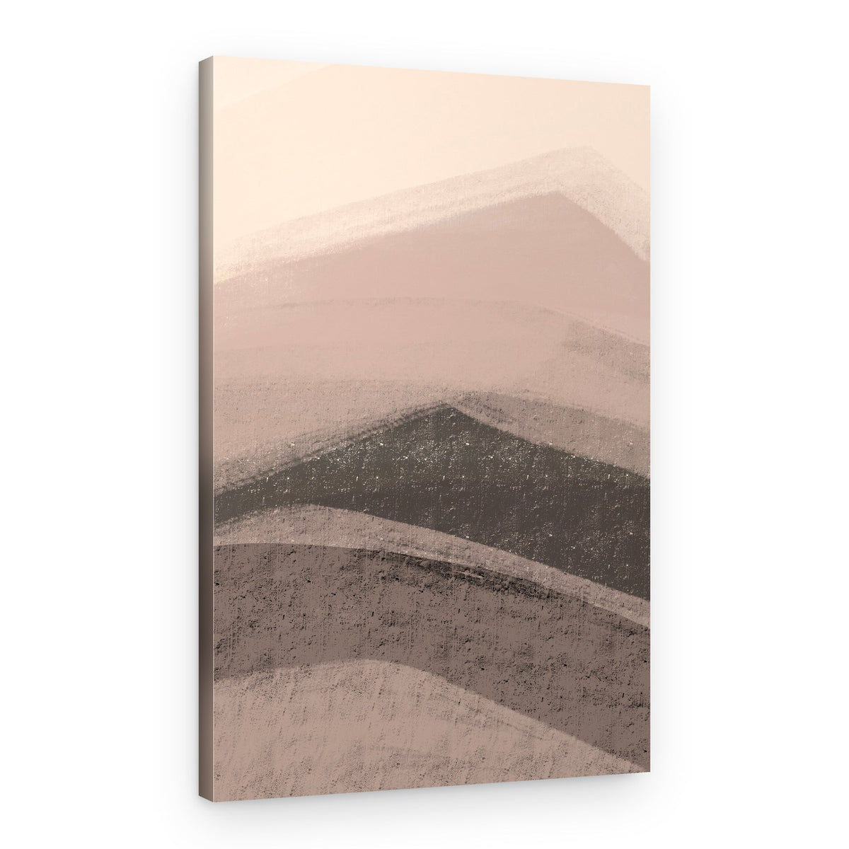 Muted Mountain Abstract – Canvas Print
