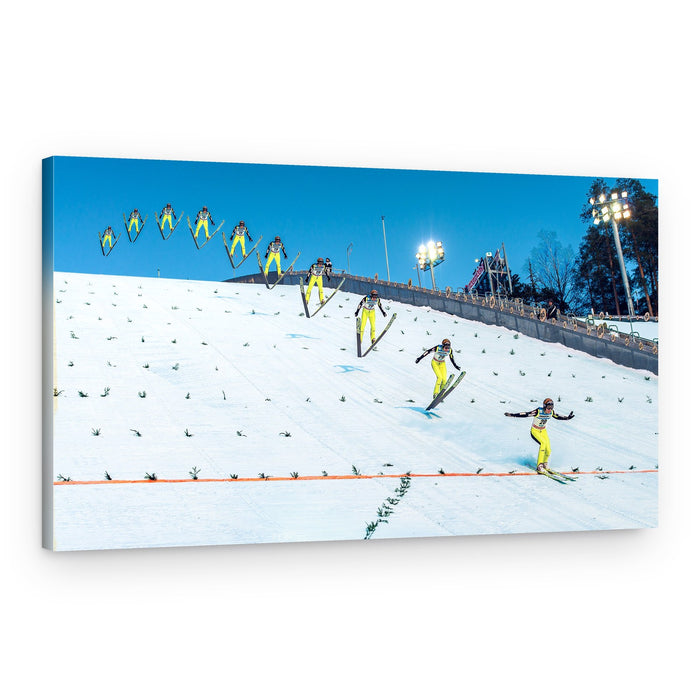 Ski Jump Sequence – Canvas Print