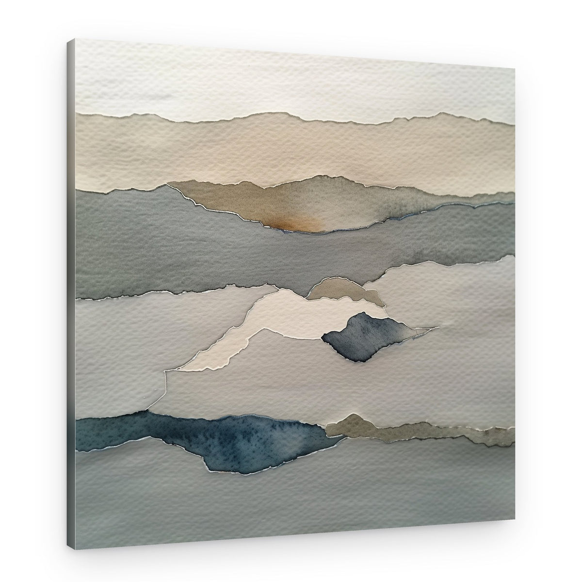 Hazy Mountain Layers – Canvas Print