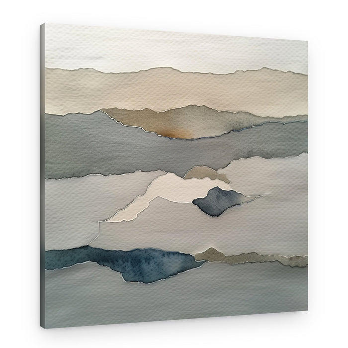 Hazy Mountain Layers – Canvas Print