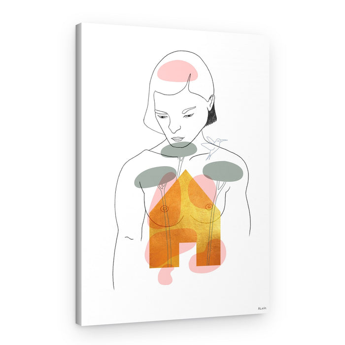 Home Within Her – Canvas Print