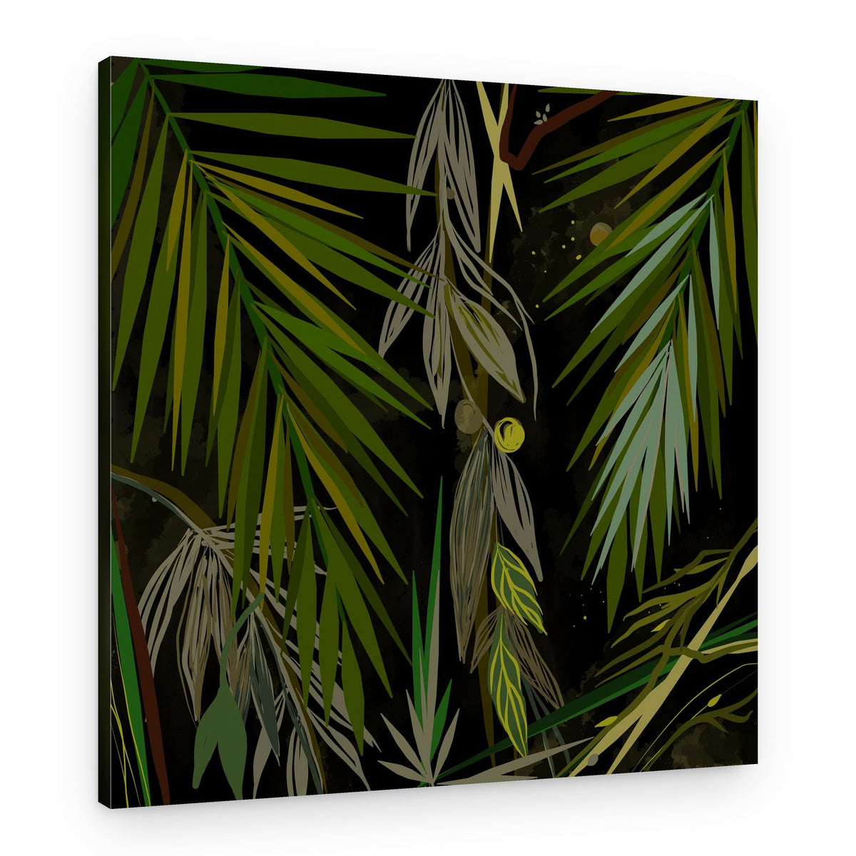 Lush Tropical Night – Canvas Print