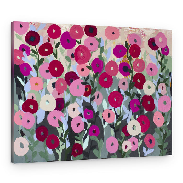 Colorful Garden Blooms – Canvas Print