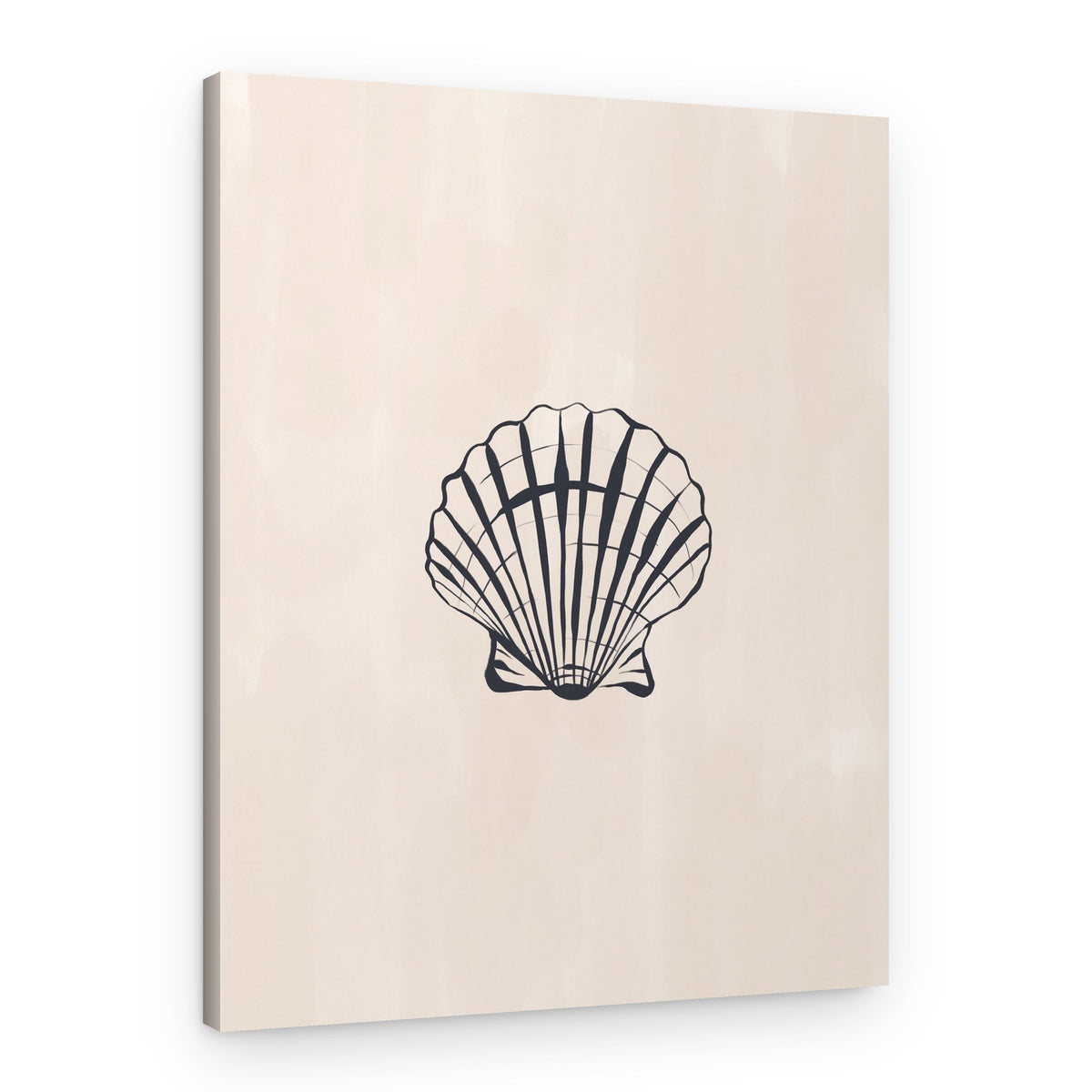 Classic Scallop Shell – Canvas Print