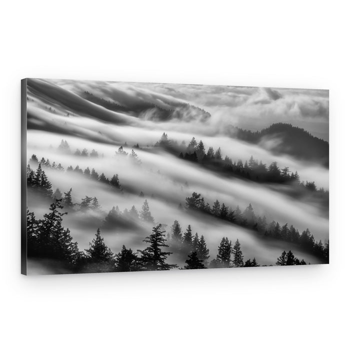 Misty Mountain Forest – Canvas Print