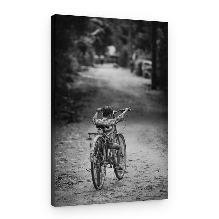 Childhood Bike Ride – Canvas Print