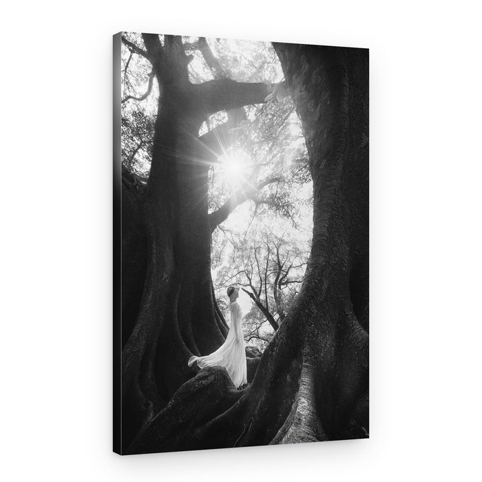 Ethereal Forest Woman – Canvas Print
