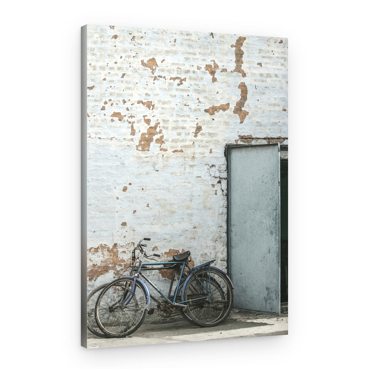 Rustic Bicycle Scene – Canvas Print