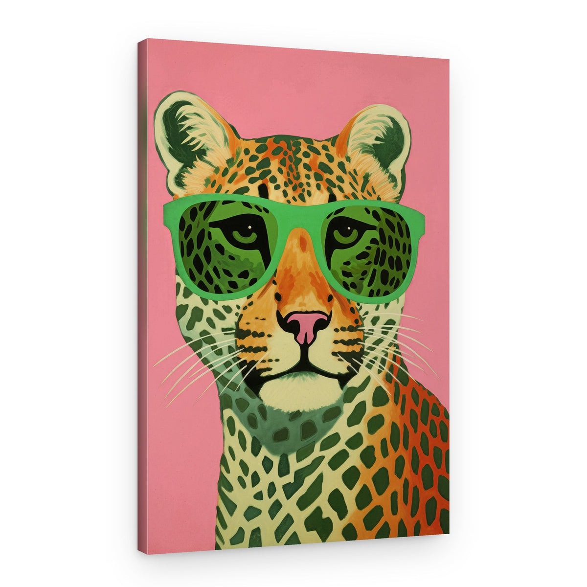 Cool Cat Portrait – Canvas Print