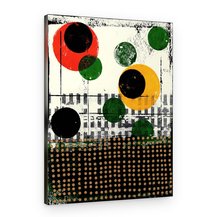 Vibrant Geometric Circles – Canvas Print