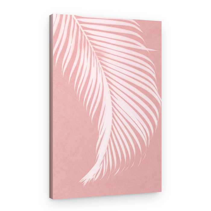 Blush Palm Botanical – Canvas Print