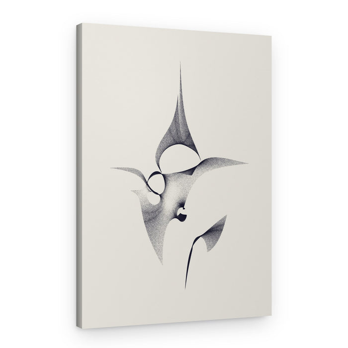 Elegant Fluid Forms – Canvas Print