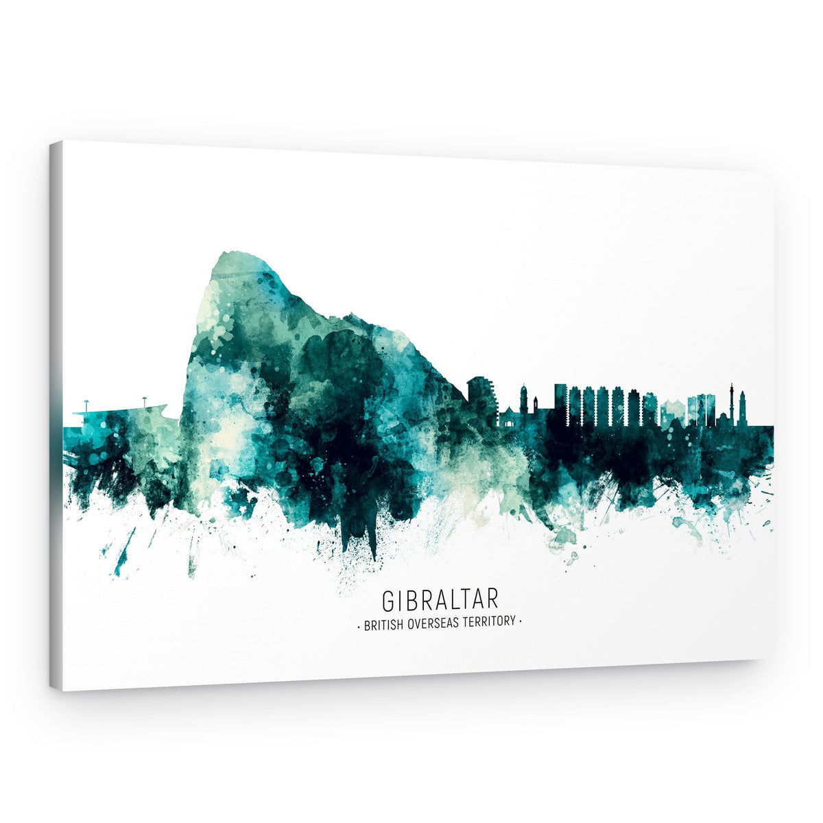 Gibraltar Rock Skyline – Canvas Print