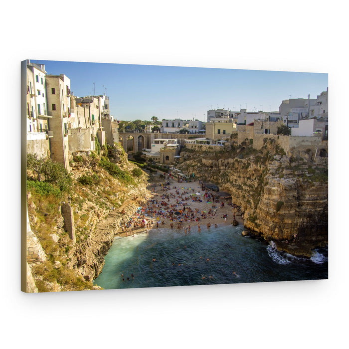Polignano A Mare Beach – Canvas Print