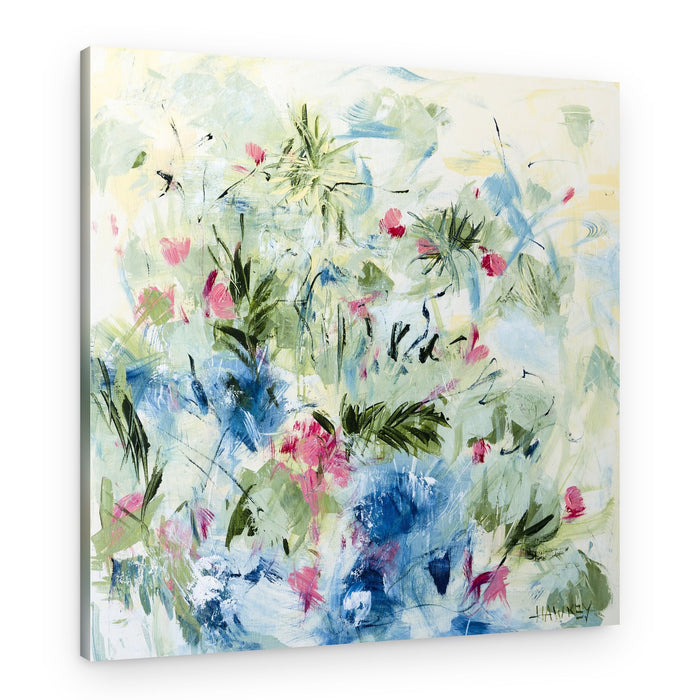 Blush Blue Botanicals – Canvas Print