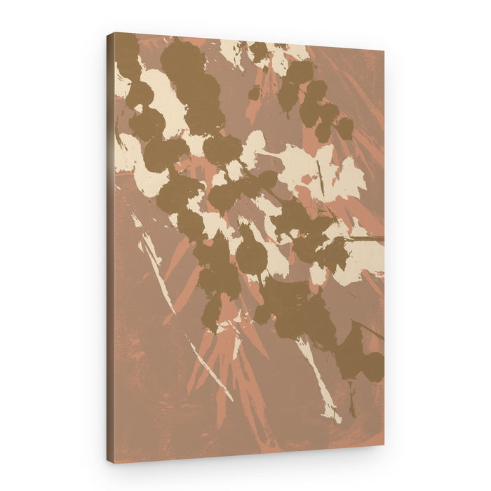 Muted Botanical Strokes – Canvas Print