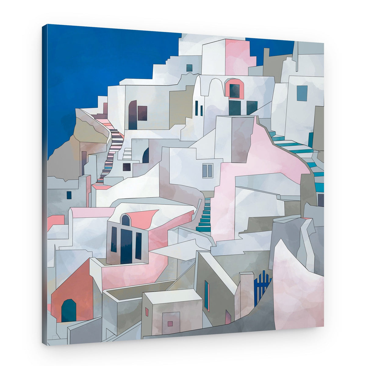 Santorini7x7 – Canvas Print