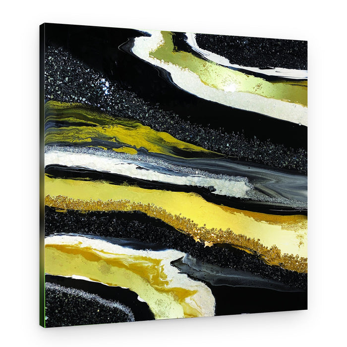 Luxurious Gold Flow – Canvas Print