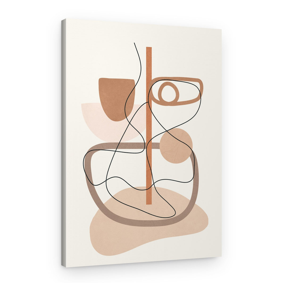 Boho Abstract Forms – Canvas Print